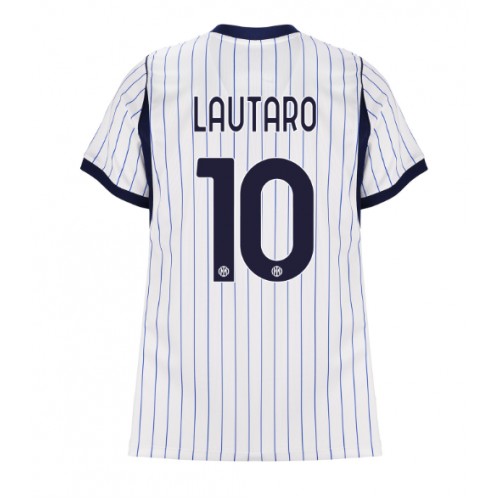 Inter Milan Lautaro Martinez #10 Vieraspaita Naiset 2026-27 Lyhythihainen